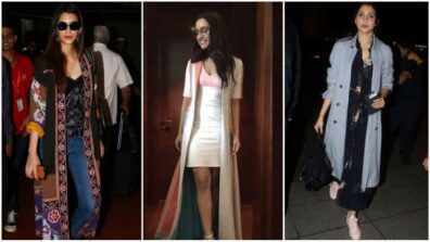 Kriti Sanon, Shraddha Kapoor and Anushka Sharma flaunt their charm in embellished flowing jackets, get cues