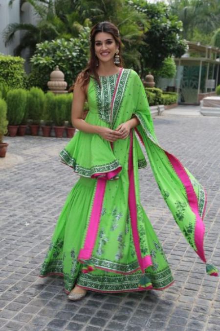 Kriti Sanon To Malaika Arora: Times Bollywood Divas Slayed In Green Sharara - 0