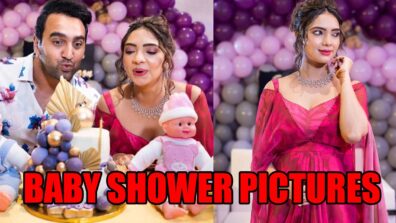 Kumkum Bhagya fame Pooja Banerjee shares baby shower pictures; glows in a pink gown