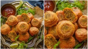 Learn how to make the famous and scrumptious Aloo Bonda, recipe here