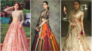 Learn the style hack to slay in Sabyasachi floral lehengas the Janhvi Kapoor, Anushka Sharma and Shraddha Kapoor way