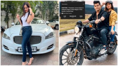 Lifestyle Goals: Jannat Zubair Rahmani twins with swanky Jaguar, celebrates big millions with Siddharth Nigam