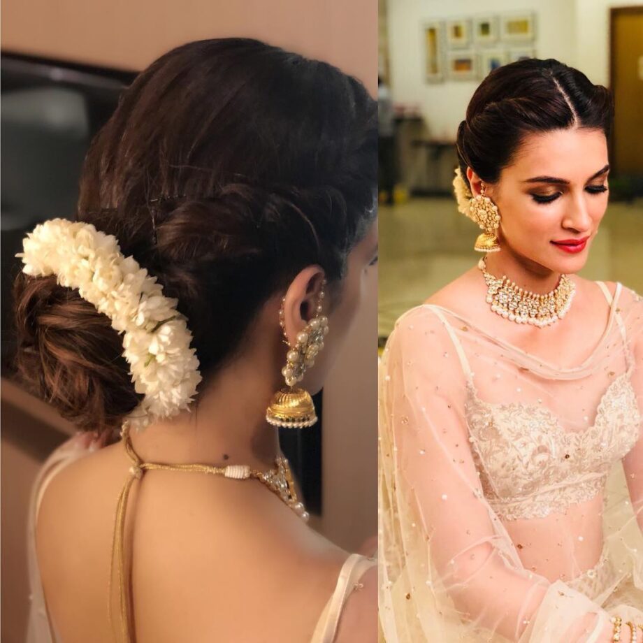 Low Bun Hairstyles To Pair With Ethnic Outfits: Take Cues From Kriti Sanon - 0