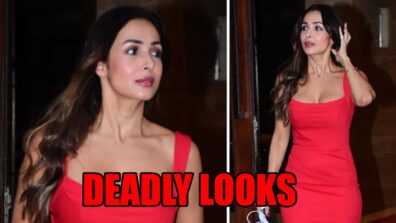 Malaika Arora’s Deadly Looks In This Red Bodycon Has Us Sweating: See Pics