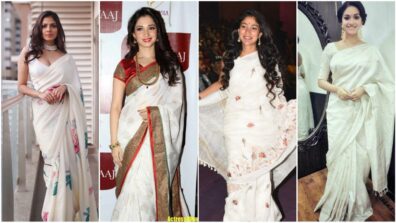 Malavika Mohanan, Tamannaah Bhatia, Sai Pallavi and Keerthy Suresh set the temperature soaring in classy royal white sarees, are you crushing already?