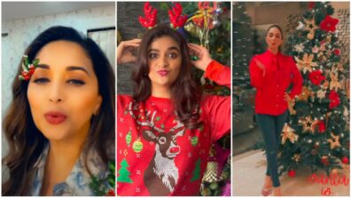 Merry Christmas: Bollywood Divas Madhuri Dixit, Keerthy Suresh and Kiara Advani wish fans