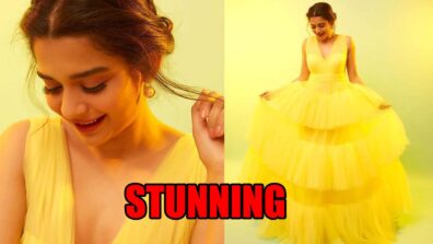 Mithila Palkar looks like a princess in yellow ruffle gown, fans love it