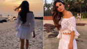 Mouni Roy goes for ‘barefoot’ walk on the beach in short skirt and crop top