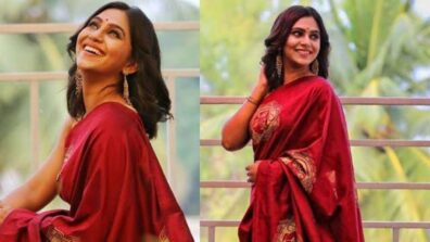 Mrunmayee Deshpande Looks Absolute Queen In Desi Red Saree: Amruta Khanvilkar Reacts