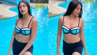 ‘Naagin’ Surbhi Chandna is ‘too hot to handle’ in sensuous bikini pool look, see viral moments