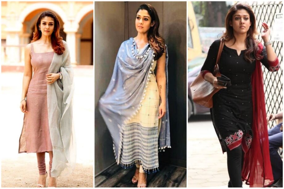 Nayanthara In All Saree Or All Kurta Set Look, What Do You Prefer? - 1