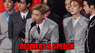 Netizens Flattened As BTS Suga Delivers A Speech At AMA: Check Out