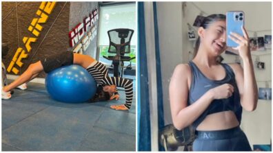 Nia Sharma and Anushka Sen sweat it out in new workout posts, get ready to feel inspired