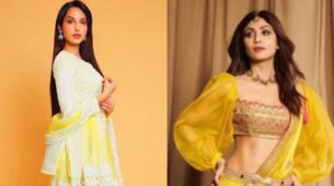 Nora Fatehi To Shilpa Shetty: Bollywood Hotties In Yellow Traditionals