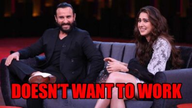 OMG! Saif Ali Khan Doesn’t Want To Work With Daughter Sara Ali Khan, Know The Reason Here