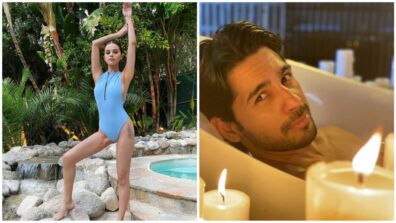 Ooh Lala: Selena Gomez flaunts her hot leg tattoo in blue monokini, Sidharth Malhotra shares hot bathtub photo saying, ‘waiting for my lux soap’