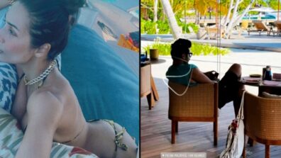 OOPS: Malaika Arora catches Arjun Kapoor ‘red-handed’ during their vacation, here’s what happened next