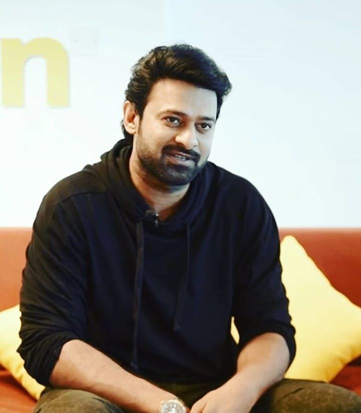 Oozing Swag in White t-shirt vs Stunning in the black full-sleeved t-shirt: Which swag look of Prabhas appeals you the most? - 0