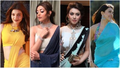 Our Favorite Sleeveless Blouses From Kajal Aggarwal And Hansika Motwani’s Wardrobe That Will Make You Fall In Love