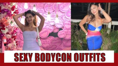 Palak Tiwari and her attractive looks in bodycon dresses