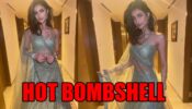 Palak Tiwari is a burning-hot bombshell in deep-neck blouse lehenga, you will love it