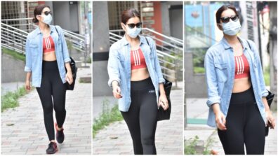 Photo: Fitness Enthusiast Raashii Khanna Donned A Denim Jacket With Her Workout Outfit; This Unusual Add-On Is Surely A Hit