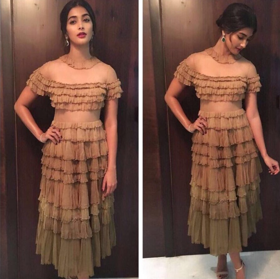 Pooja Hegde Loves Ruffles And We Love It Too: Her Most Daring And Unique Ruffle Outfits That Are Unforgettable - 0