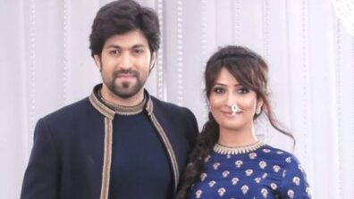 Radhika Pandit makes a filmy hair flip and refers to Yash as her private photographer