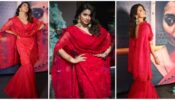 Radiant In Red! Shriya Saran Donned A Red Sharara Set And It Is An Inspiration For New Brides