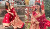 Rahe Salamat Mera Sajna: Shraddha Arya visits Maa Sharda temple after marriage, prays for her husband