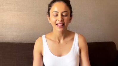 Rakul Preet Has Some Really Amazing Meditation Skills: See Cute Footage