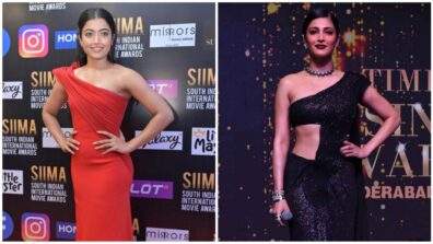 Rashmika Mandanna Vs Shruti Haasan: Who Do You Think Set The Temperature Soaring At SIIMA Awards?