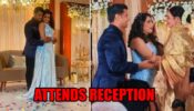 Rekha attends Ghum Hai Kisikey Pyaar Meiin actors Neil Bhatt and Aishwarya Sharma’s wedding reception