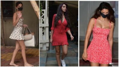 Retro Queens Tara Sutaria, Nora Fatehi and Disha Patani revive in polka dot mini dress