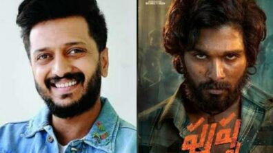 Riteish Deshmukh Opens Up On His Excitement To Watch Allu Arjun’s Pushpa