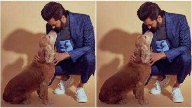 Riteish Deshmukh Raises The Bar As He Poses In Elegant Suit Besides His Pet Dog