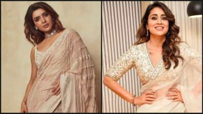 Samantha Ruth Prabhu and Shriya Saran are here to give you ‘sleepless nights’ with their desi saree avatars, come fall in love