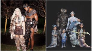 From Barbara Palvin And Dylan Sprouse To Kim Kardashian And Kanye West: Celebrity Style Inspired Halloween Looks