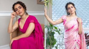 Sanya Malhotra’s Elegant Saree Looks We Would Love To Have