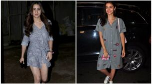 Sara Ali Khan and Alia Bhatt are winning hearts in classy shirt dresses, fans in awe