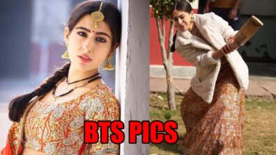 Sara Ali Khan shares fun BTS pics from the sets of Atrangi Re, check now