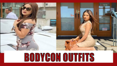 Shehnaaz Gill and her attractive looks in bodycon dresses