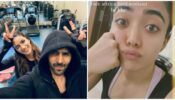 Shehzaada Diaries: Kriti Sanon and Kartik Aaryan engage in a fun workout session, Rashmika Mandanna say, ‘face after a hard workout’