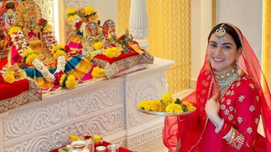 Shraddha Arya’s ‘First Puja’ after marriage, see pics