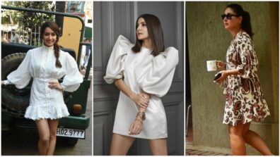 Shraddha Kapoor, Anushka Sharma Sharma and Kareena Kapoor are ‘slayers’ in puff sleeve mini dresses, get your share of vogue cues