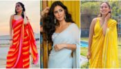 Shraddha Kapoor, Katrina Kaif and Mira Kapoor like to Keep it desi and hot in silk saree and sleeveless blouse