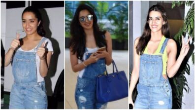 Shraddha Kapoor, Kiara Advani and Kriti Sanon spice up vogue game in denim jumpsuits, get vogue cues