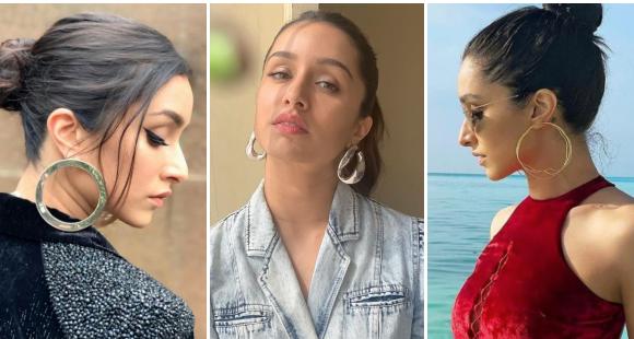 Simple Bun With Hoop Earrings Or Messy Bun With Diamond Earrings: Which Look Of Shraddha Kapoor Has Your Heart? - 0