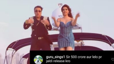 ‘Sir 500 crore aur lelo par jaldi release karo’: Netizens Excited As Govinda Shares Glimpse Of His New Song