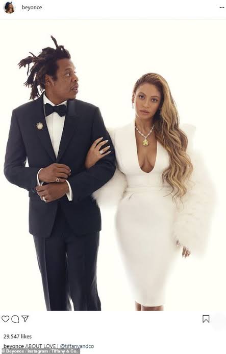 Sneak Peek: Beyonce looks absolutely regal in a plunging white dress while wearing that iconic Tiffany Yellow Diamond - 0